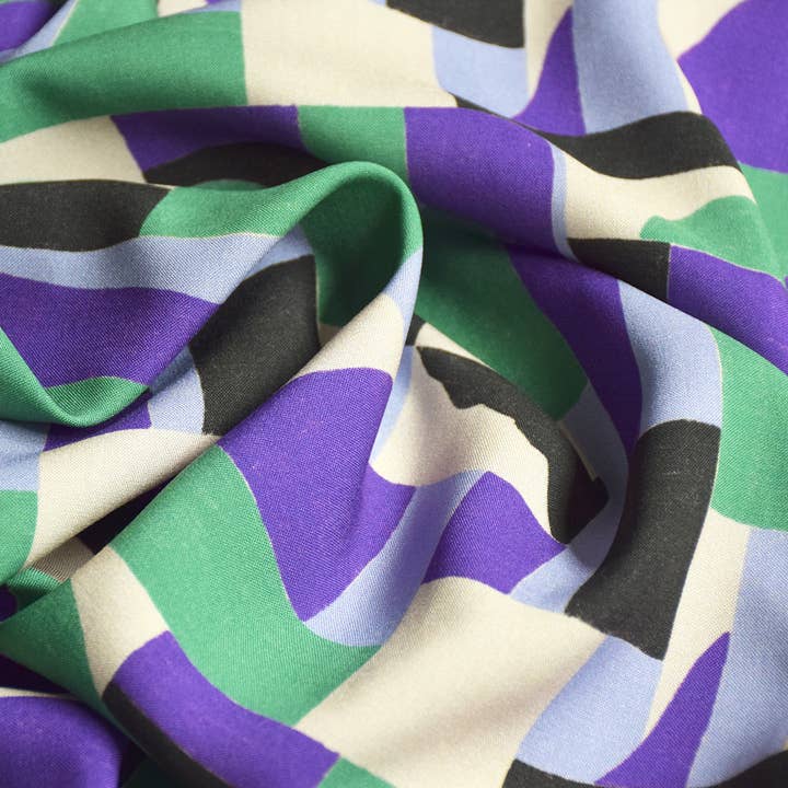 COUSETTE - Venta al por mayor Tela - Tejido viscoso - Verde duna2