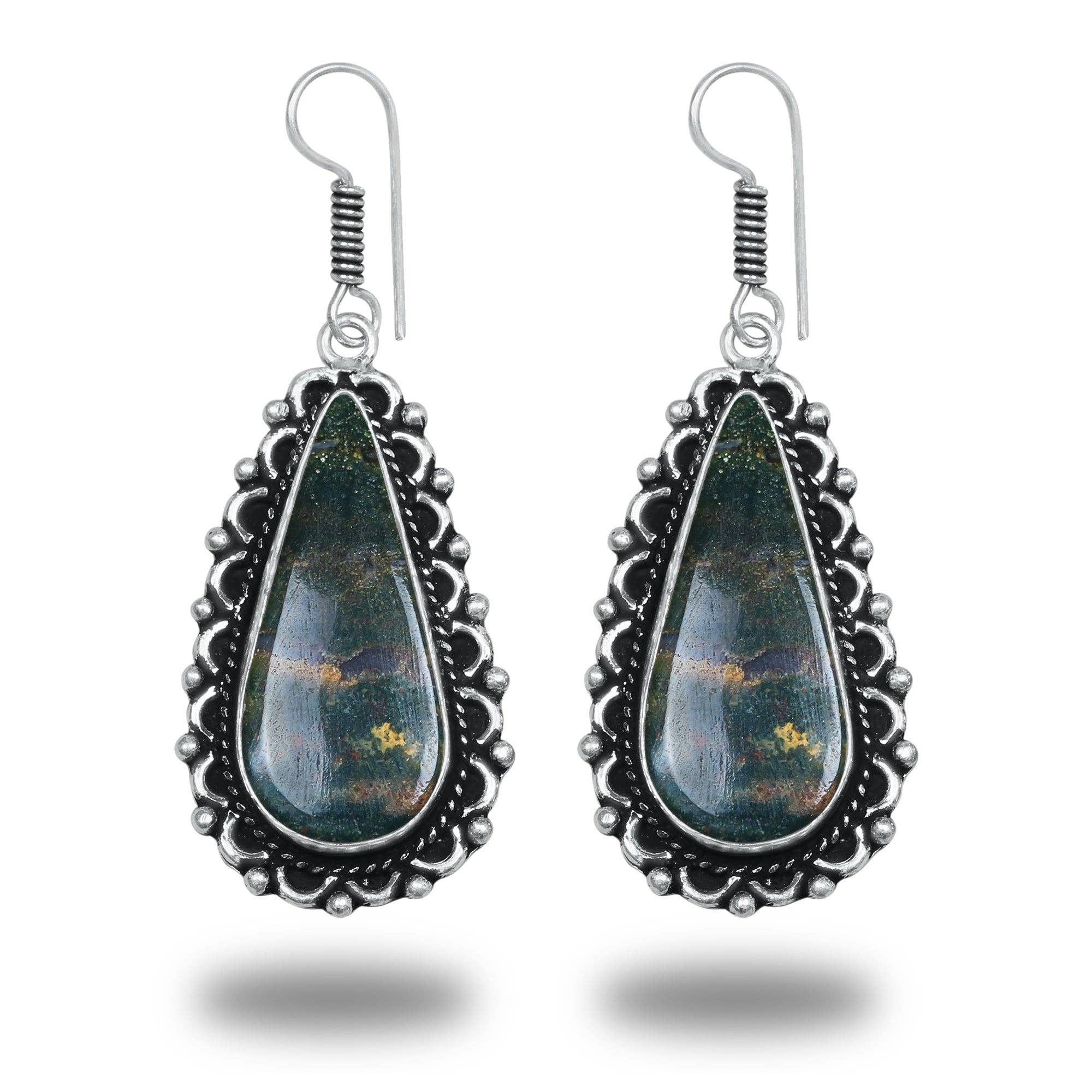 Handmade Jewels - Wholesale Dangle Earrings - Boho Crystal Earrings For Women - Silver Plated, Designer, Chic, Assorted And Wholesale13