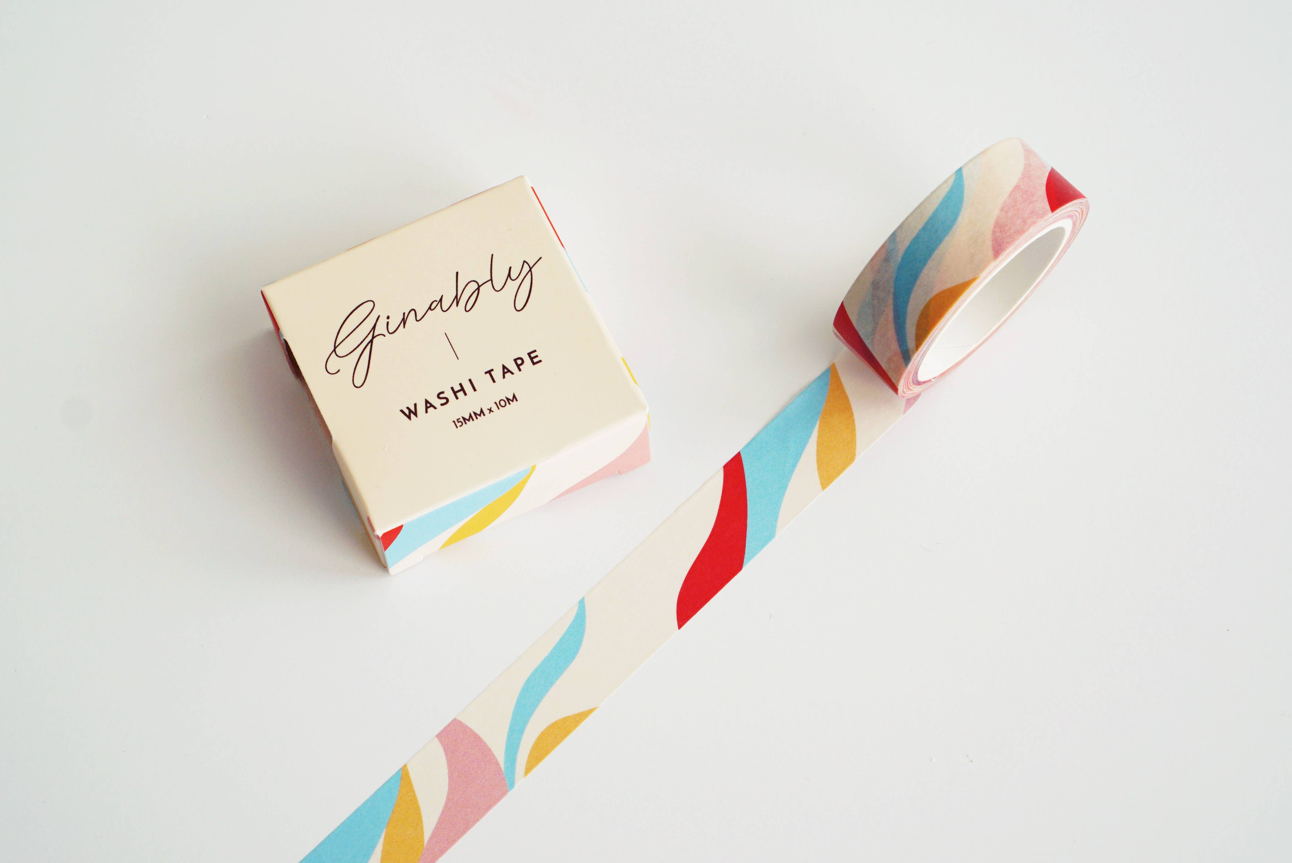 Ginably - Wholesale Washi Tape - Retro Wave Pattern Washi Tape2