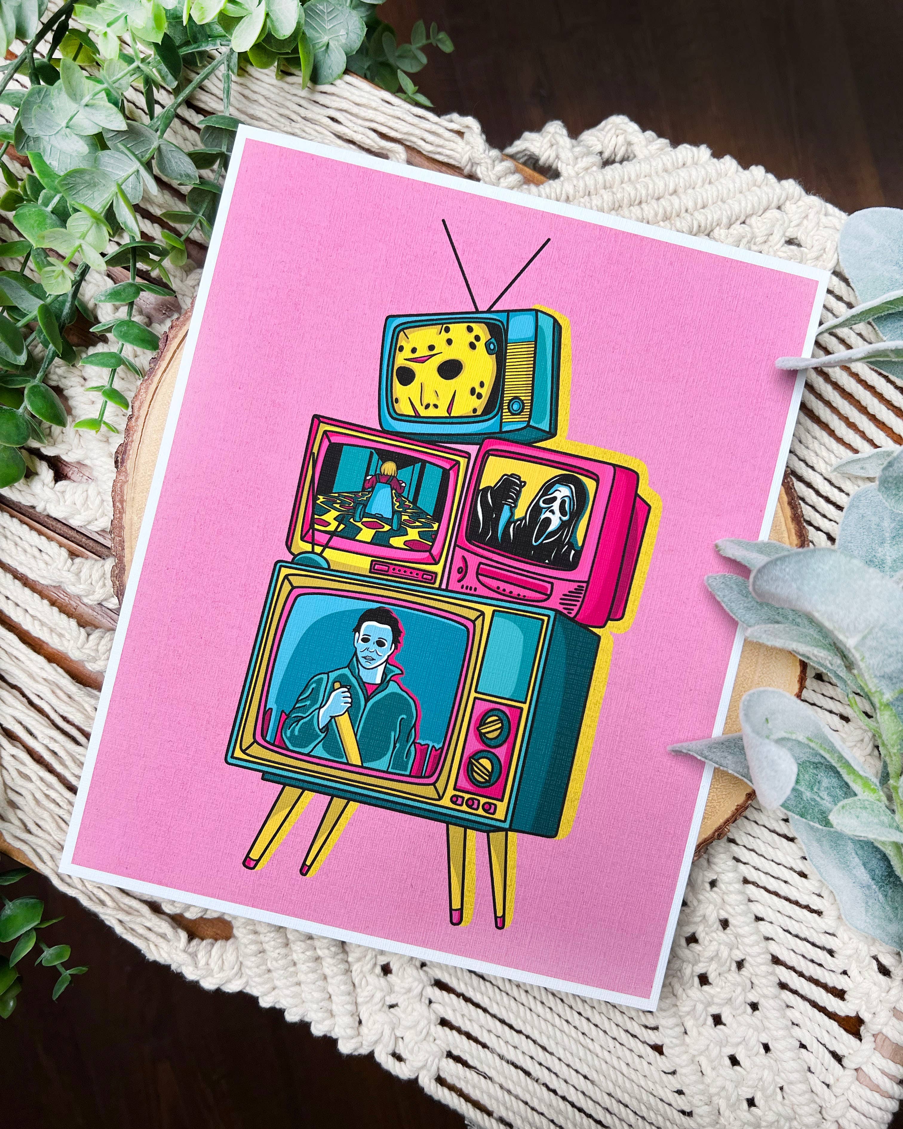 Holli Rose Art - Vente Affiche d'art - Tirage d'art télévisé d'horreur1