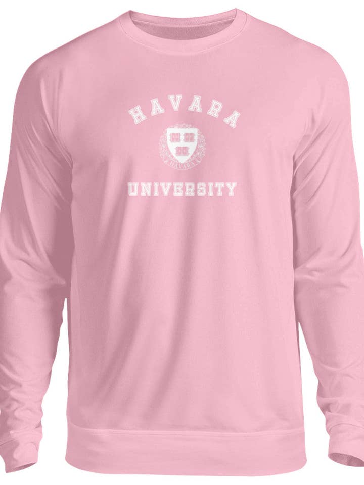 Suéter HAVARA UNIVERSITY por atacado de MUND:ART