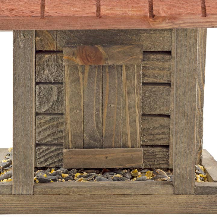 Kurated Korner - Wholesale Bird feeder - Uncle Dunkel's Log Cabin Bird Feeder6