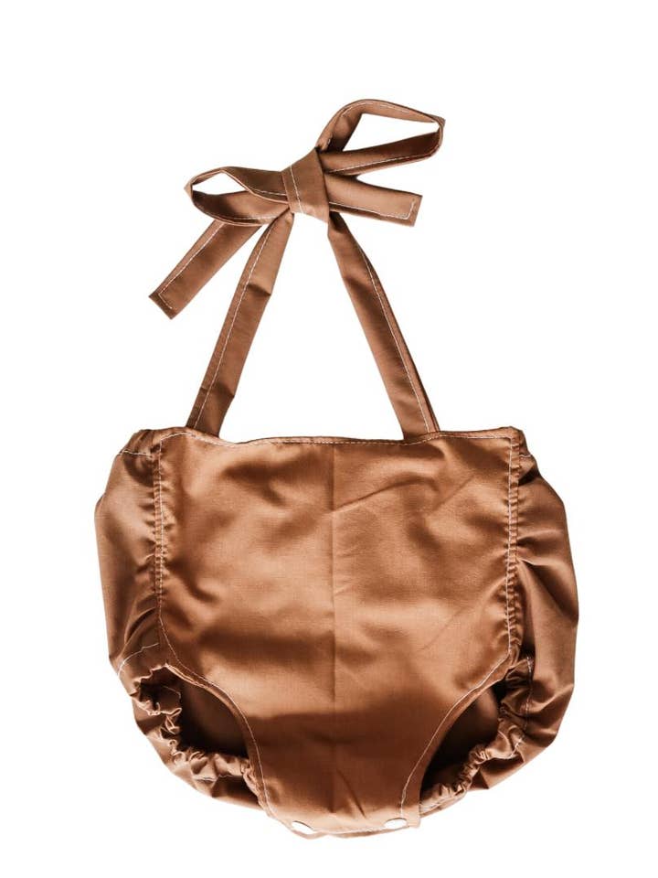 Chestnut Milo bloomers for wholesale by The Baby Bird Boutique