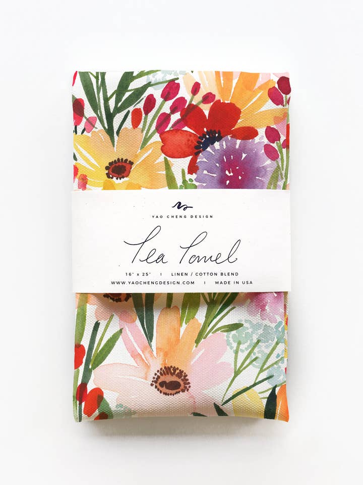 Mark af Margueritter Sommerhus Viskestykke for engroshandel hos Yao Cheng Design