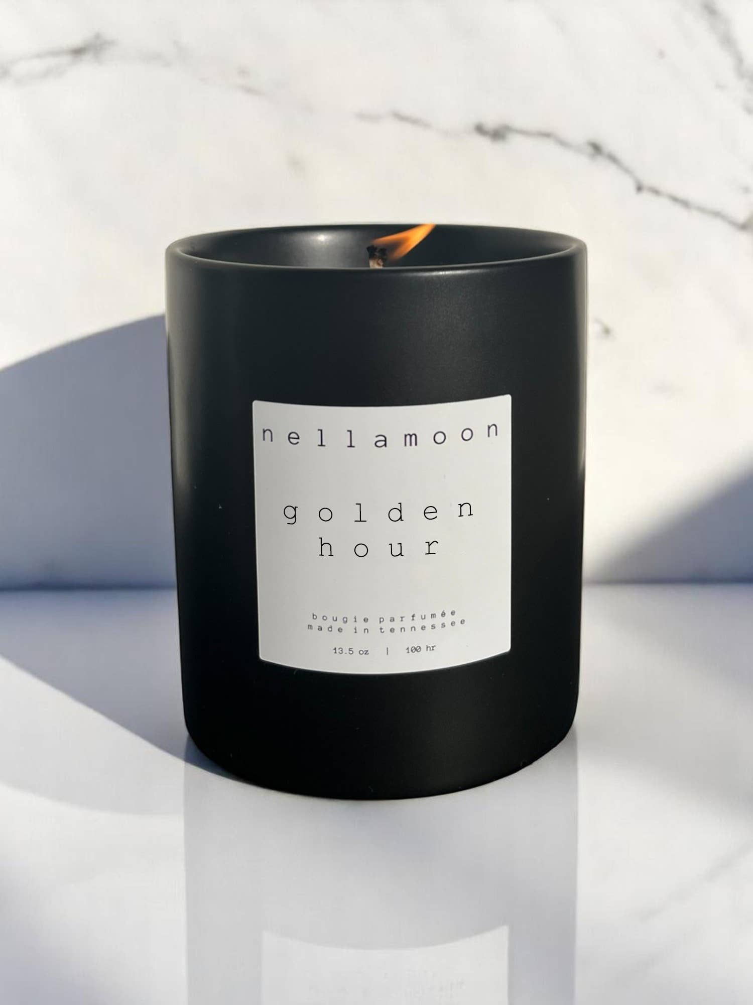 nellamoon - Wholesale Jar/Filled Candle - golden hour | mandarin, bergamont, amber, cedarwood, musk2