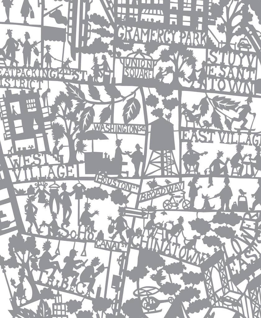 Famille Summerbelle - Wholesale Art Print - New York City Map Print4