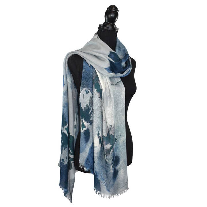 Saratoga Floral Tørklæde for engroshandel hos Dupatta Designs