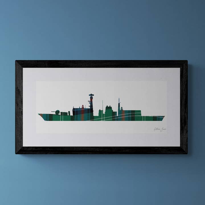 HMS Sutherland Schottenmuster für den Großhandel von Gillian Jones Designs