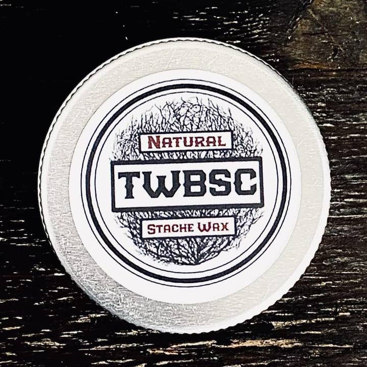 Mustache Wax- Natural for wholesale by Tumbleweed Beard & Stache Co.
