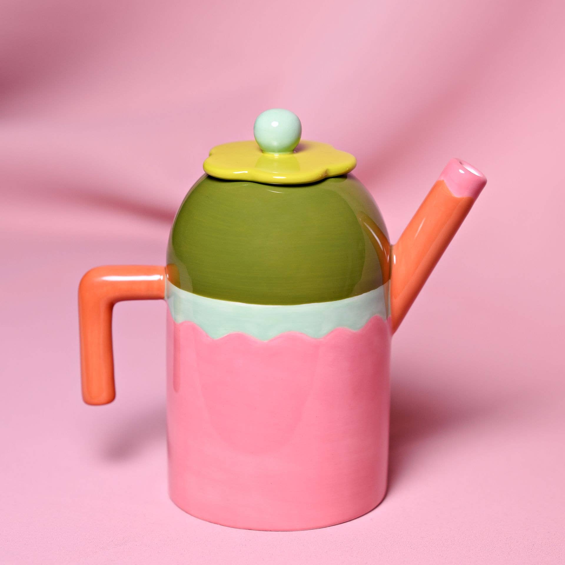 WIDDOP and Co. – wholesale Serveringsredskap – Raspberry Blossom tetekanna med blommönster0