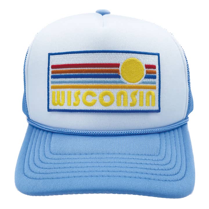 Hey Mountains - Wholesale Kids Hat - Kids - Kids Wisconsin Trucker Hat