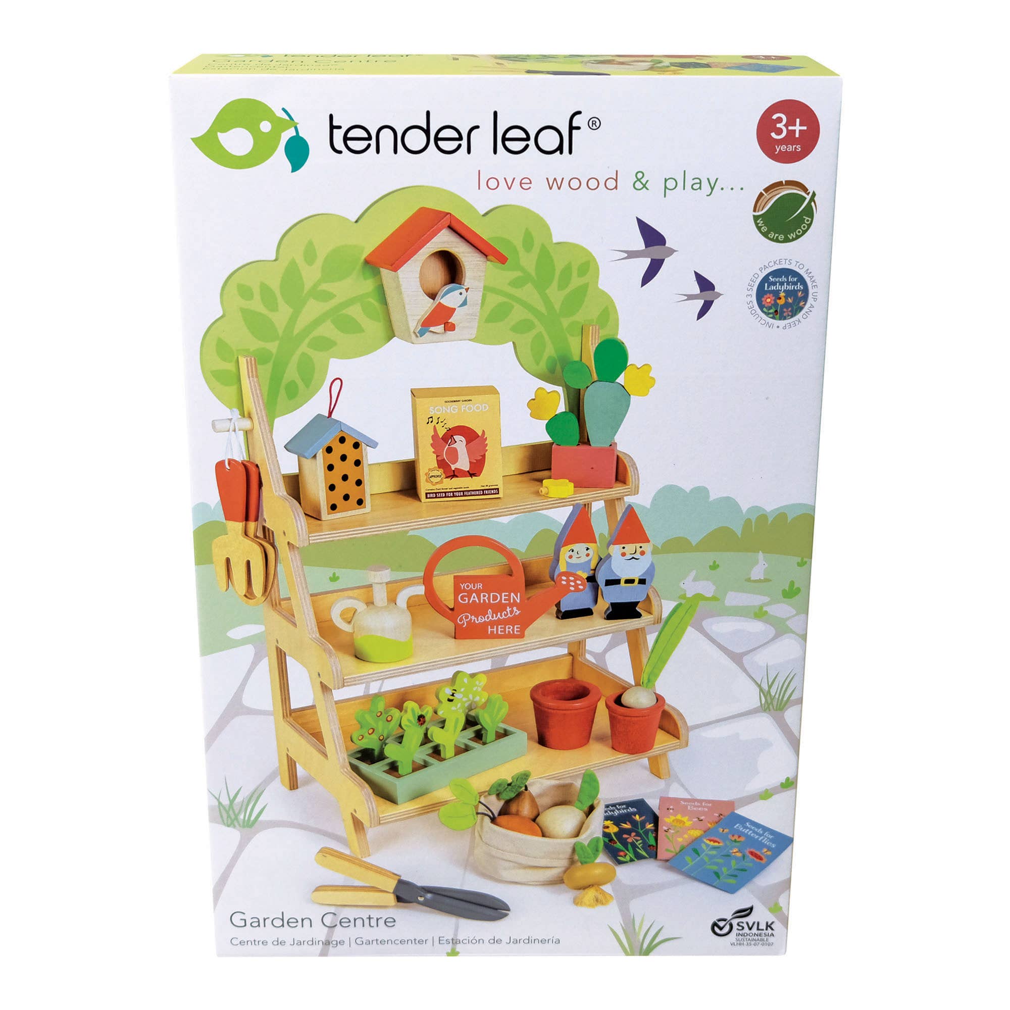 ThreadBear Design UK/EU – wholesale Wood toy – Child – Tender Leaf Garden Centre7
