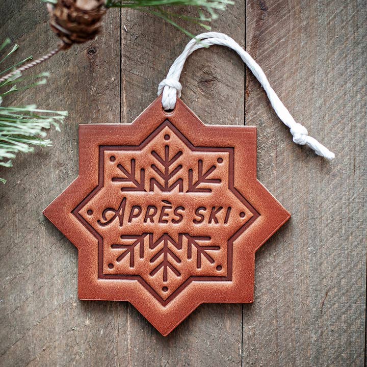 Sugarhouse Leather - Wholesale Ornament - Apres Ski Snowflake Holiday/Christmas Ornament0