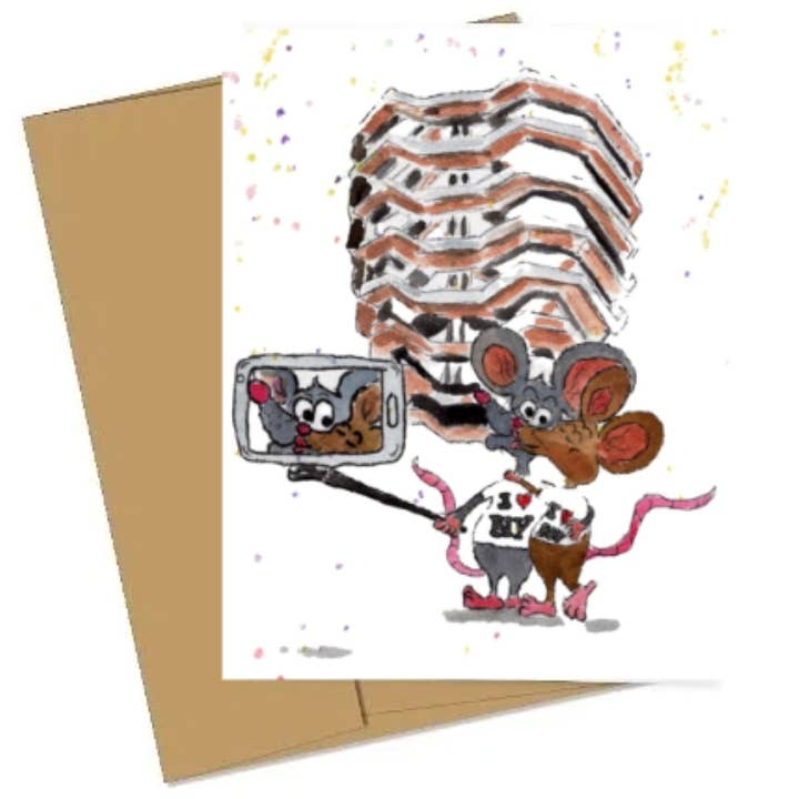 Fartøjsdato!-Manhattan-romantik-hilsen kort for engroshandel hos Johnnerdraws