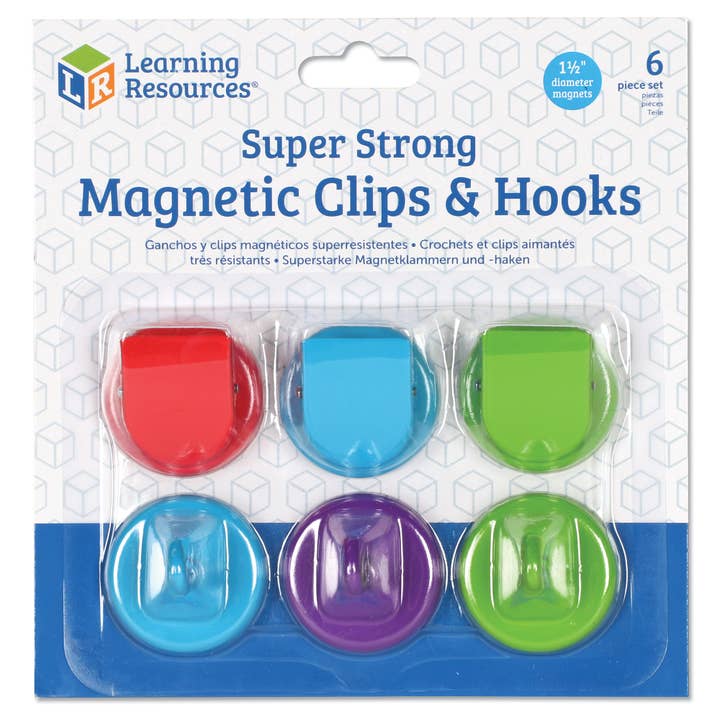 Super Strong Magnetic Clips and Hooks for wholesale by Learning Resources