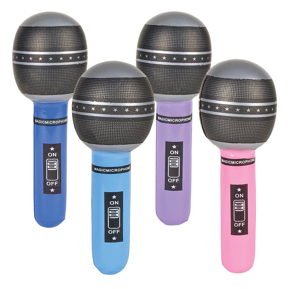 La Luna Bella - Toys - Wholesale Inflatable Toy - Kids & Baby - 10.5" MICROPHONE INFLATE LLB Inflatable Toy0