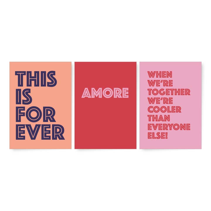 MIAO Papeterie – Großhandel Postkarten – AMORE | Postkarten-Set
