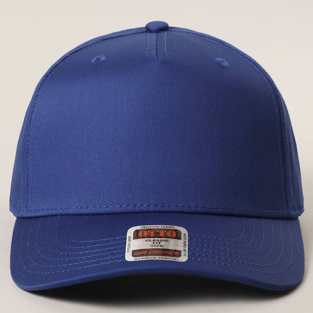 Fashion City - Wholesale Trucker Hat - Unisex - Solid Color OTTO 5 Panel Mid Profile Trucker Hat 0