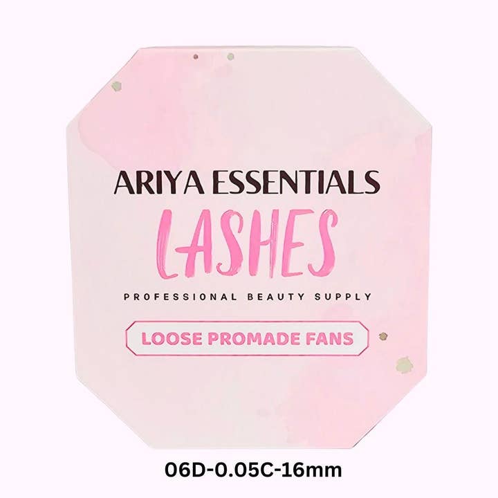 6Sense Essentials Corp. - Vendita all'ingrosso Ciglia finte - Extension ciglia Premium Promade Loose Fans | 06D-0.05C-16mm0