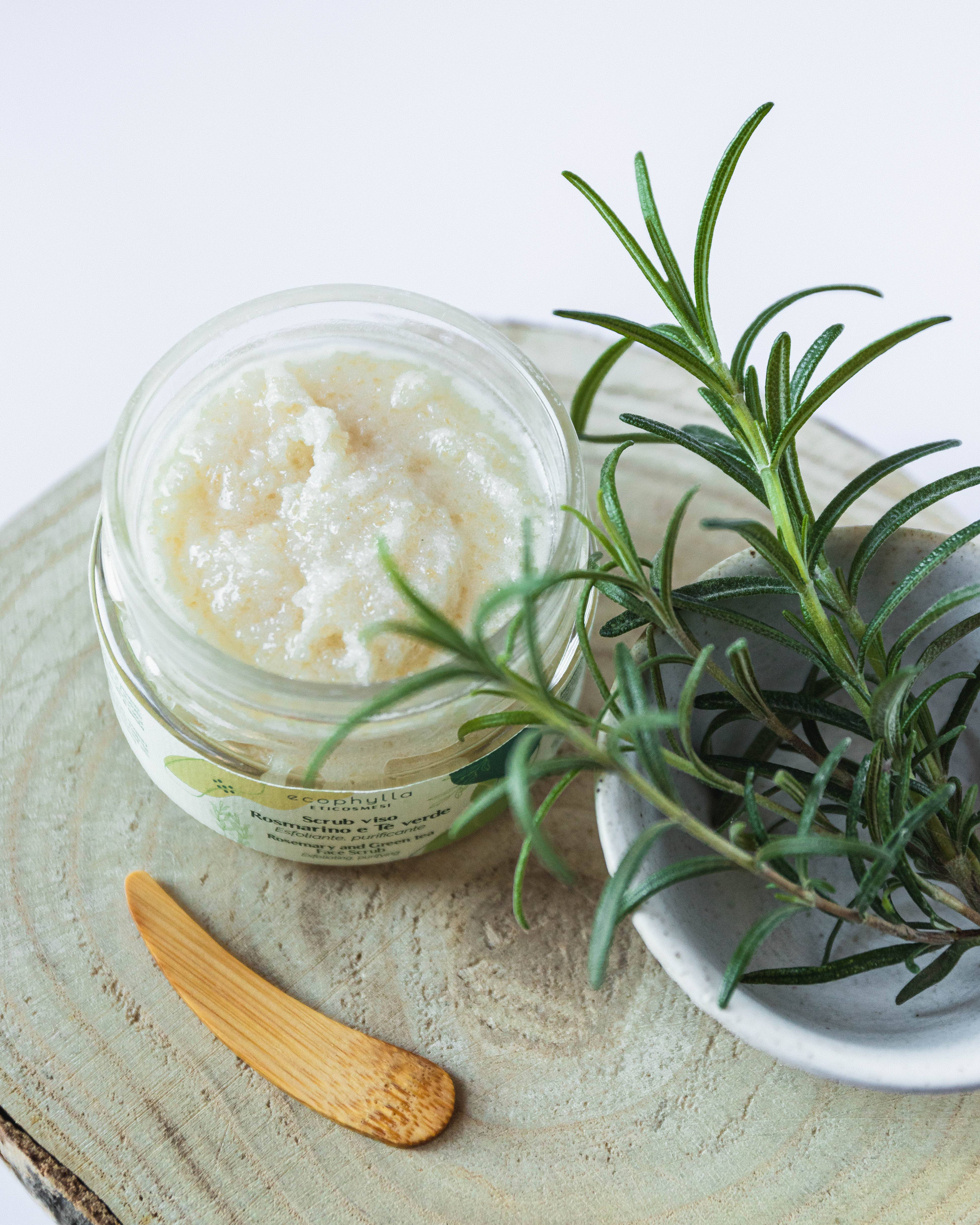 Ecophylla - Vente Exfoliants/Gommages visage - Gommage visage exfoliant au romarin et thé vert1