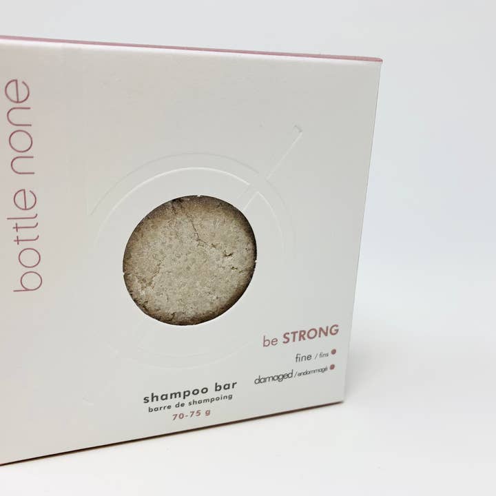 Bottle None – Engroshandel Fast shampoo – Fint/beskadiget hår (BeStrong) Shampoo Bar
