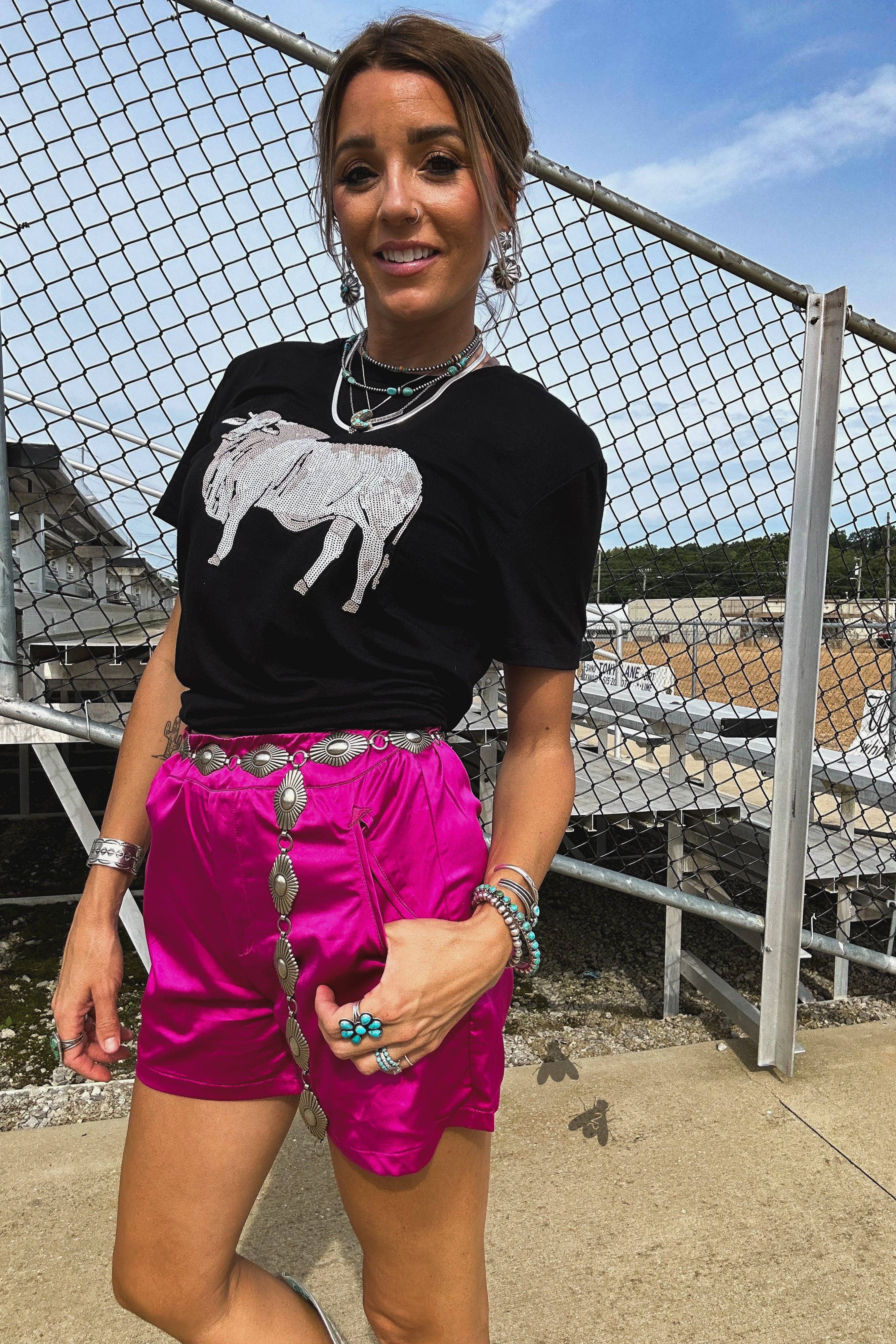 2 Fly Co - Wholesale Shorts - Women's - COWBOY TUXEDO SHORT* SIS