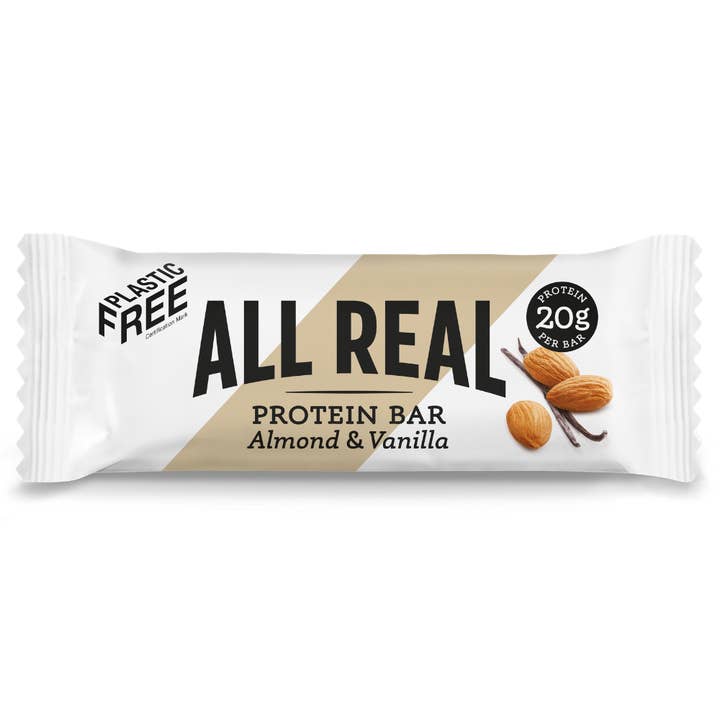 All Real Nutrition - Wholesale Snack Bar - Almond Vanilla 100% Natural Protein Bar1