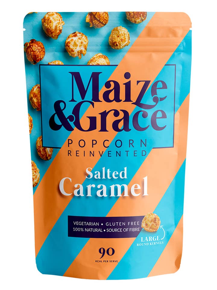 Maize & Grace Salted Caramel Popcorn for wholesale by Maize & Grace