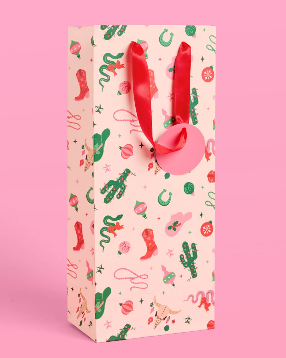 xo, Fetti - Wholesale Wine Gift Bag - HO-down Wine Gift Bag Set - 9 wine gift bags, western christmas 2