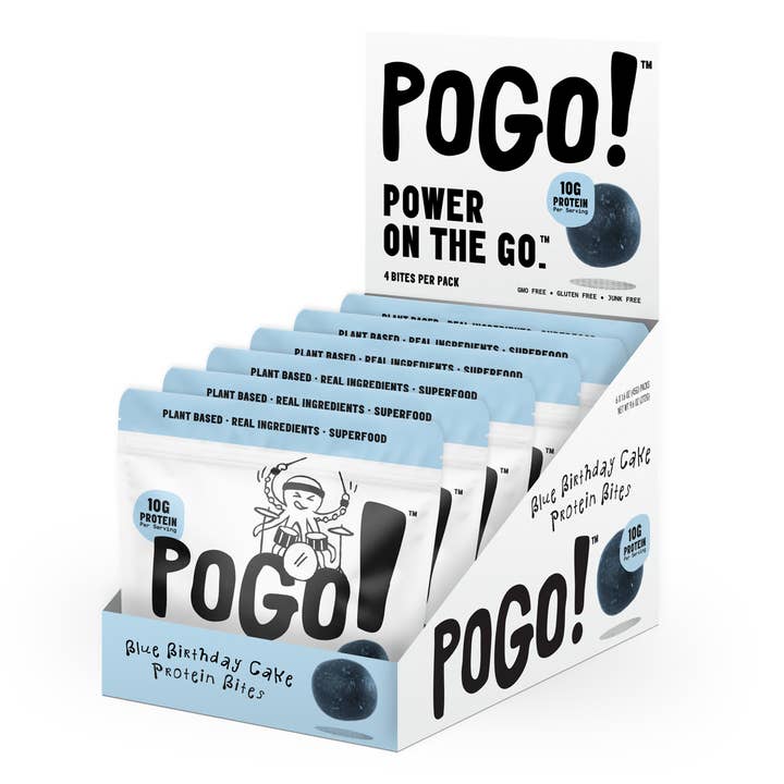 Gâteau d'anniversaire bleu 6 paquets pour la vente par PoGo!