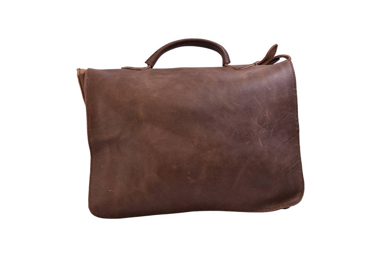 Lazarus Artisan Goods - Wholesale Briefcase - Unisex - Don Javier Briefcase | Leather Bag | Artisan Made | Ethical6