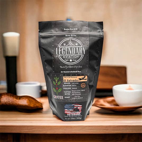 Legendary Aviation Coffee Company - Wholesale Coffee Beans - V-Tail Bonanza | El Salvador - Best Seller8