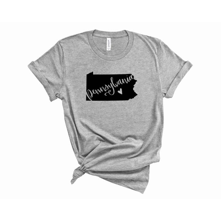 Pennsylvania Heart - Graphic tee for wholesale by Jasie Blanks