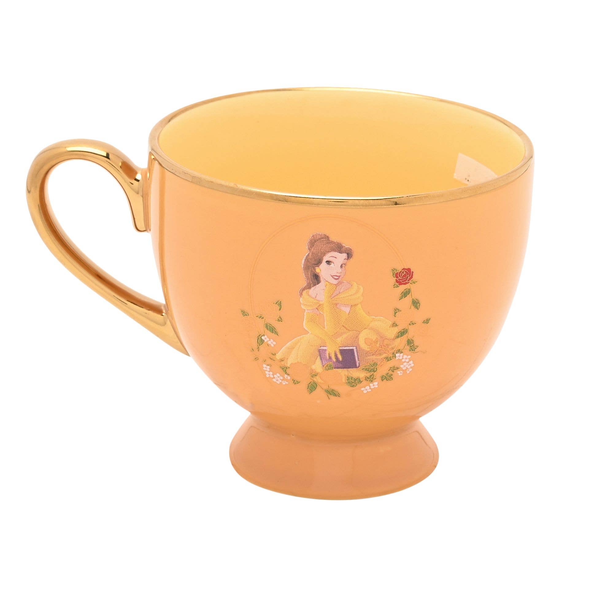 WIDDOP and Co. - Wholesale Drinking Glass/Cup - Disney Pastel Princess Tea Cup & Saucer - Belle2