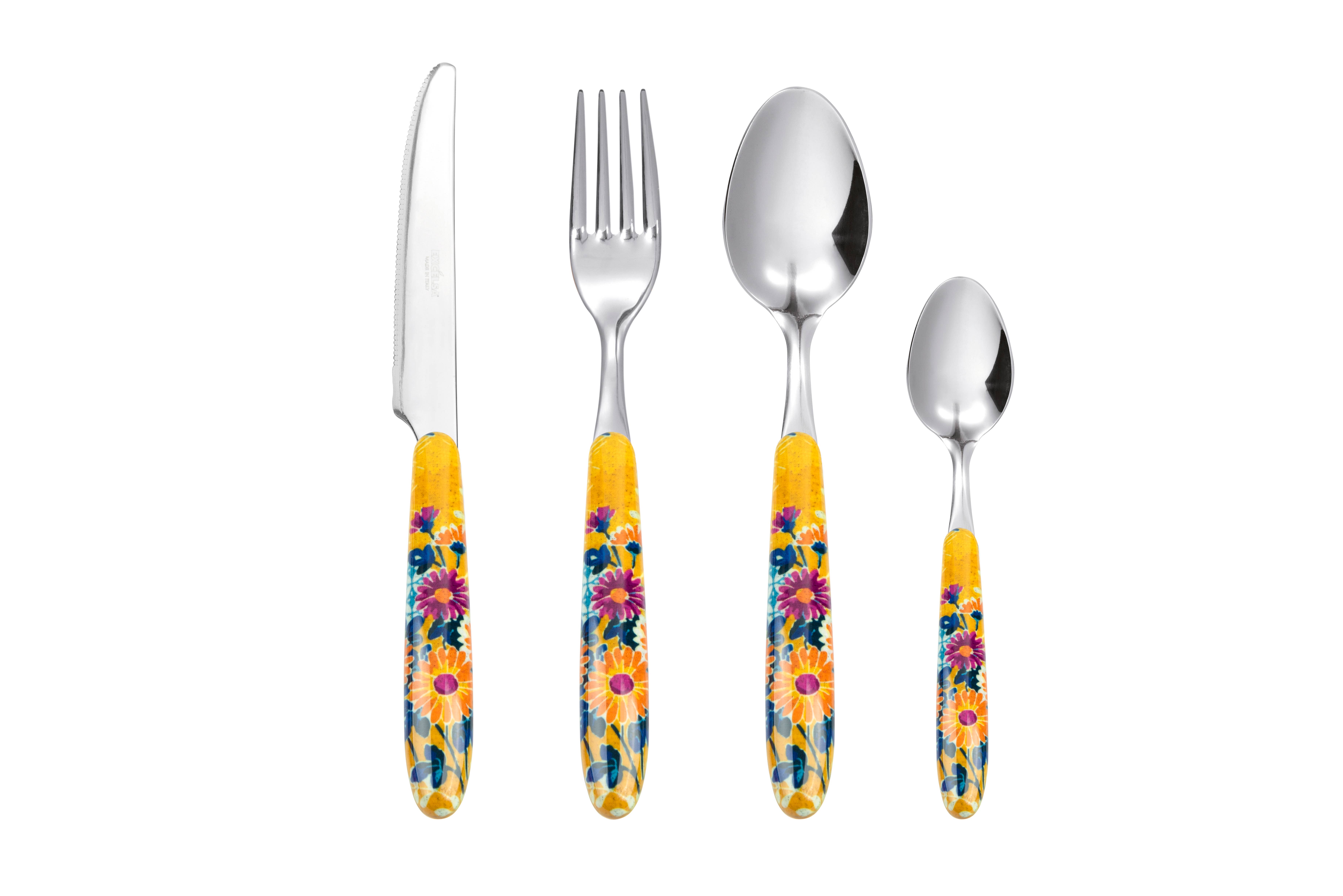 multicolour 24-Piece Kimono Cutlery Set MTD for wholesale on Faire3