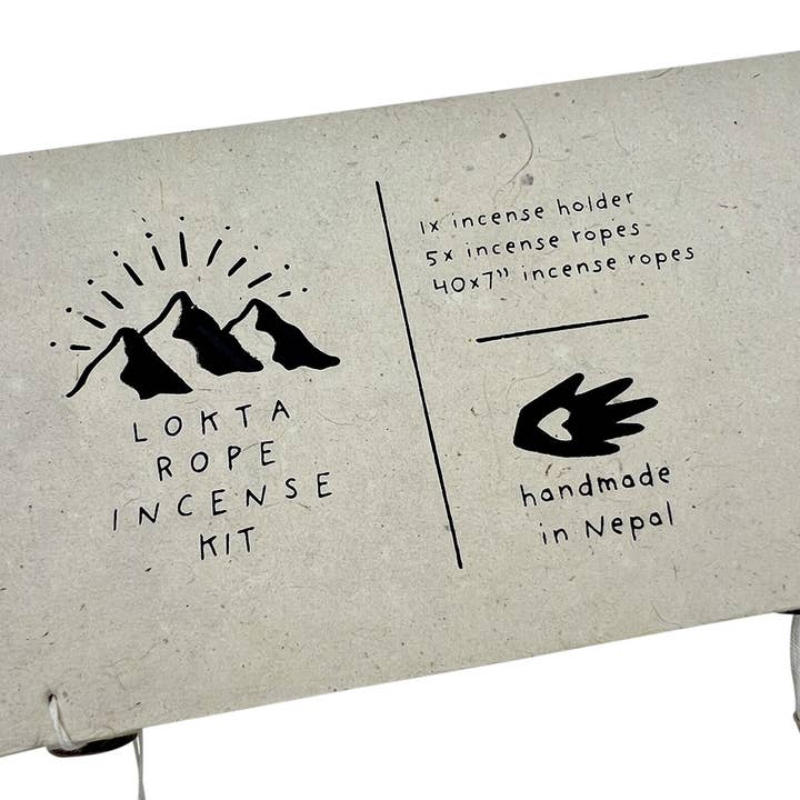 SLATE + SALT - Vente Encens - Coffret d’encens en corde Lokta4