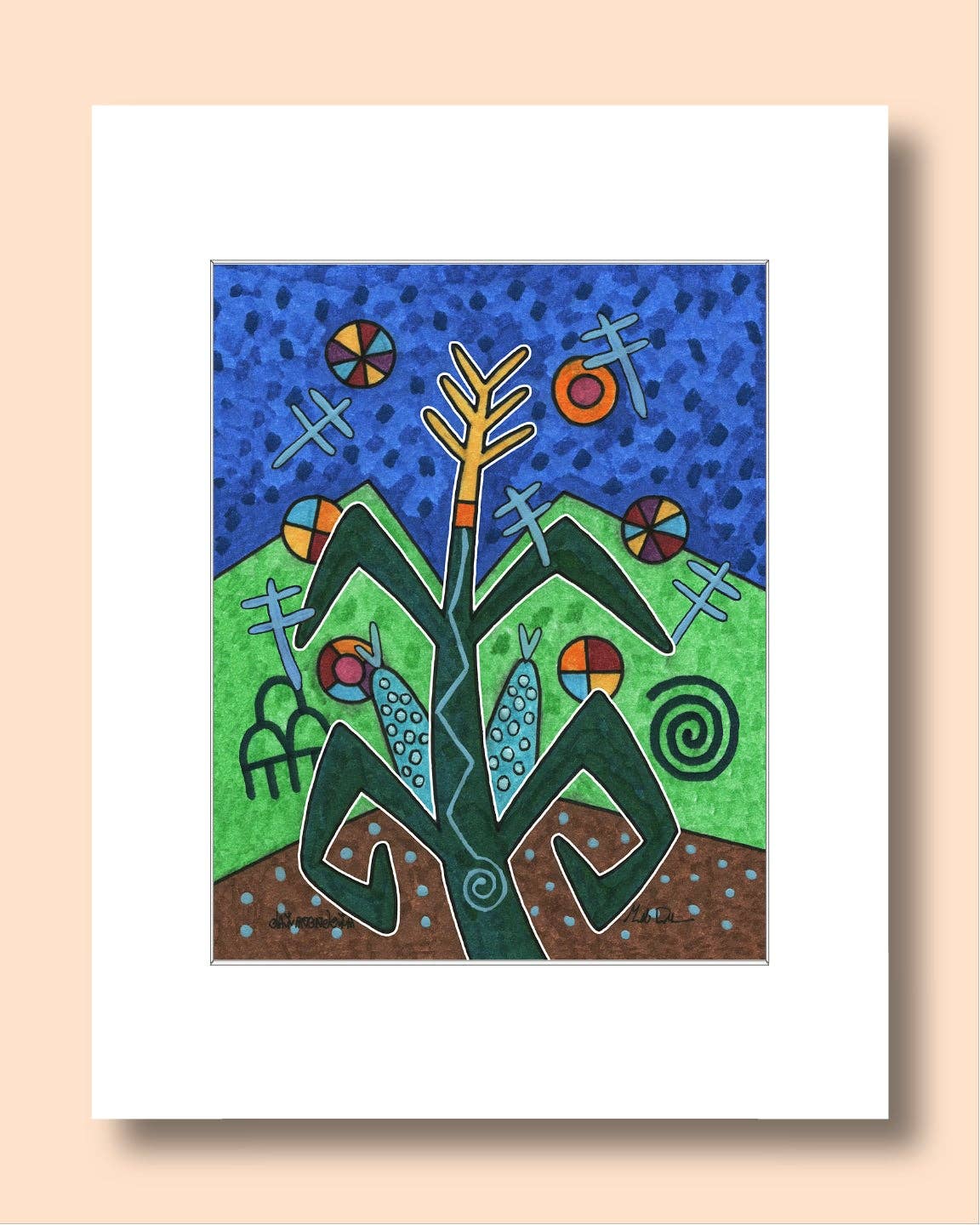 Fourth World Design – Großhandel Kunstdruck – Corn-Geist2