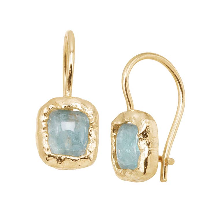 Silpada 'Mediterra' Natural Aquamarine Drop Earrin for wholesale by Silpada