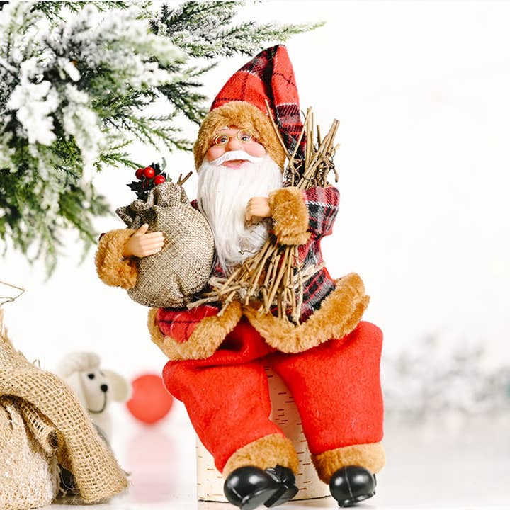 NINEXIS - Wholesale Christmas Decoration - CWASC1950_CHRISTMAS DOLL SANTA CLAUS DOLL DECORATION7