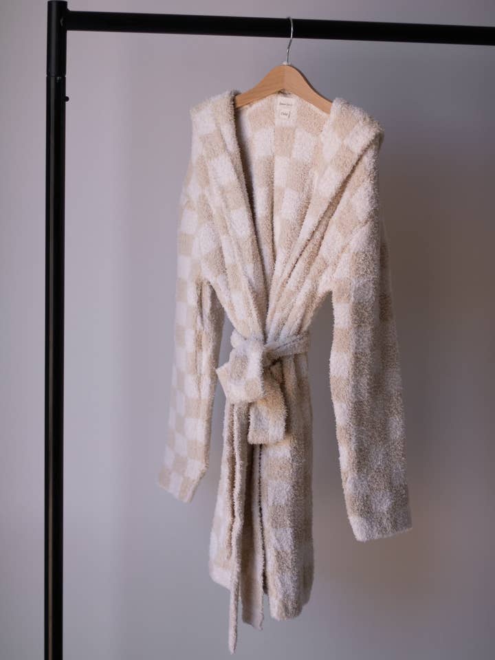 Bata para niños | Cuadros crema para venta al por mayor de Forever French Baby