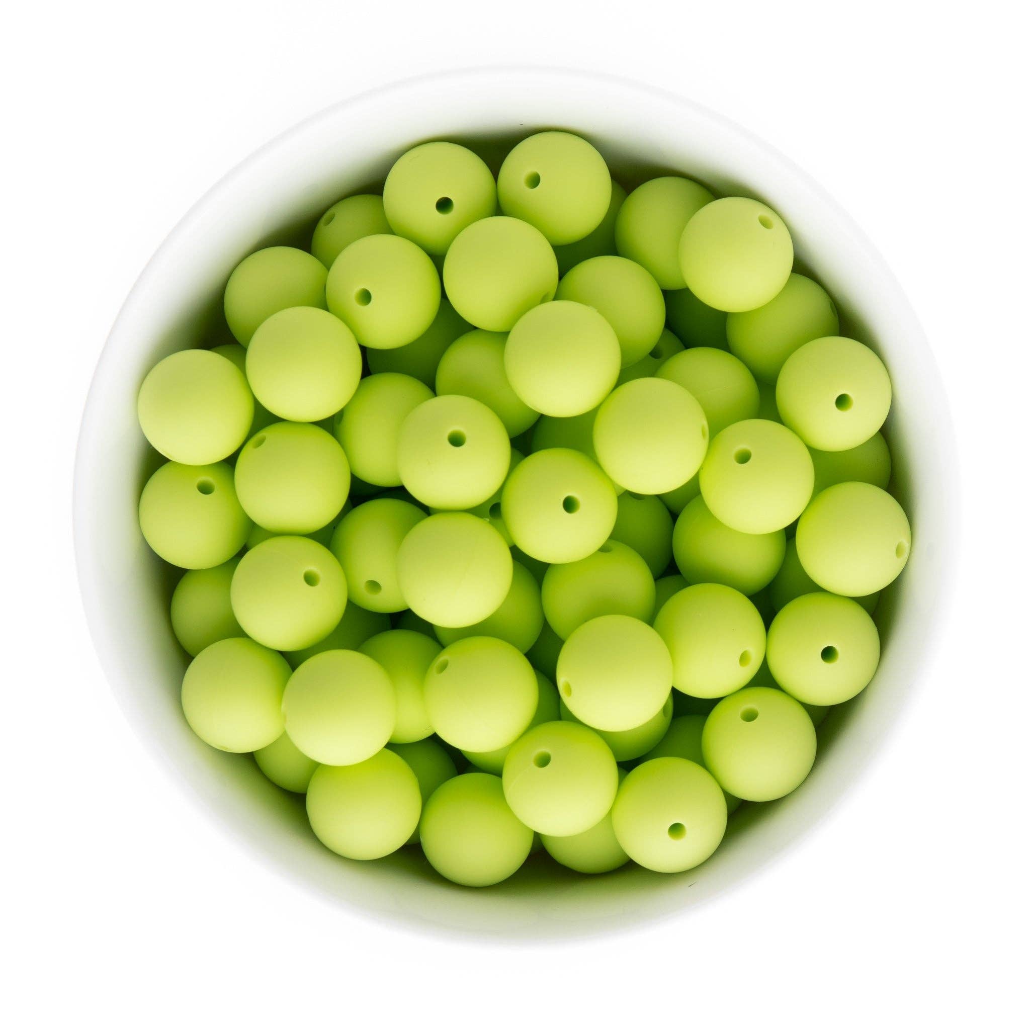 Cara & Co Silicone Craft Supply - Wholesale Beads - 15mm Round Silicone Beads40