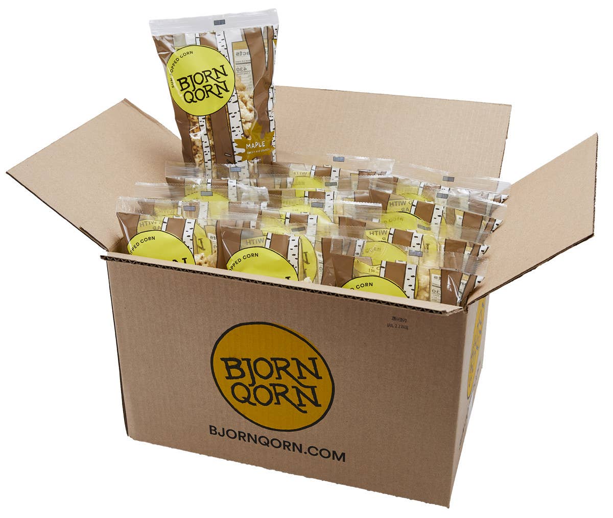 BjornQorn – wholesale Popcorn – 3oz Maple BjornQorn2
