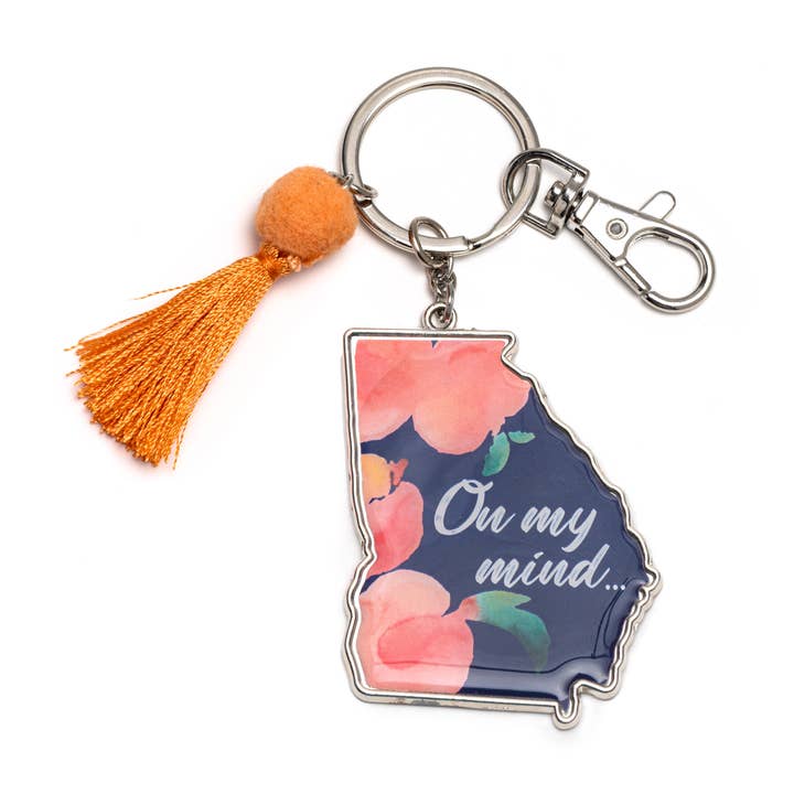 Georgia On My Mind Keyring for wholesale by BURANO