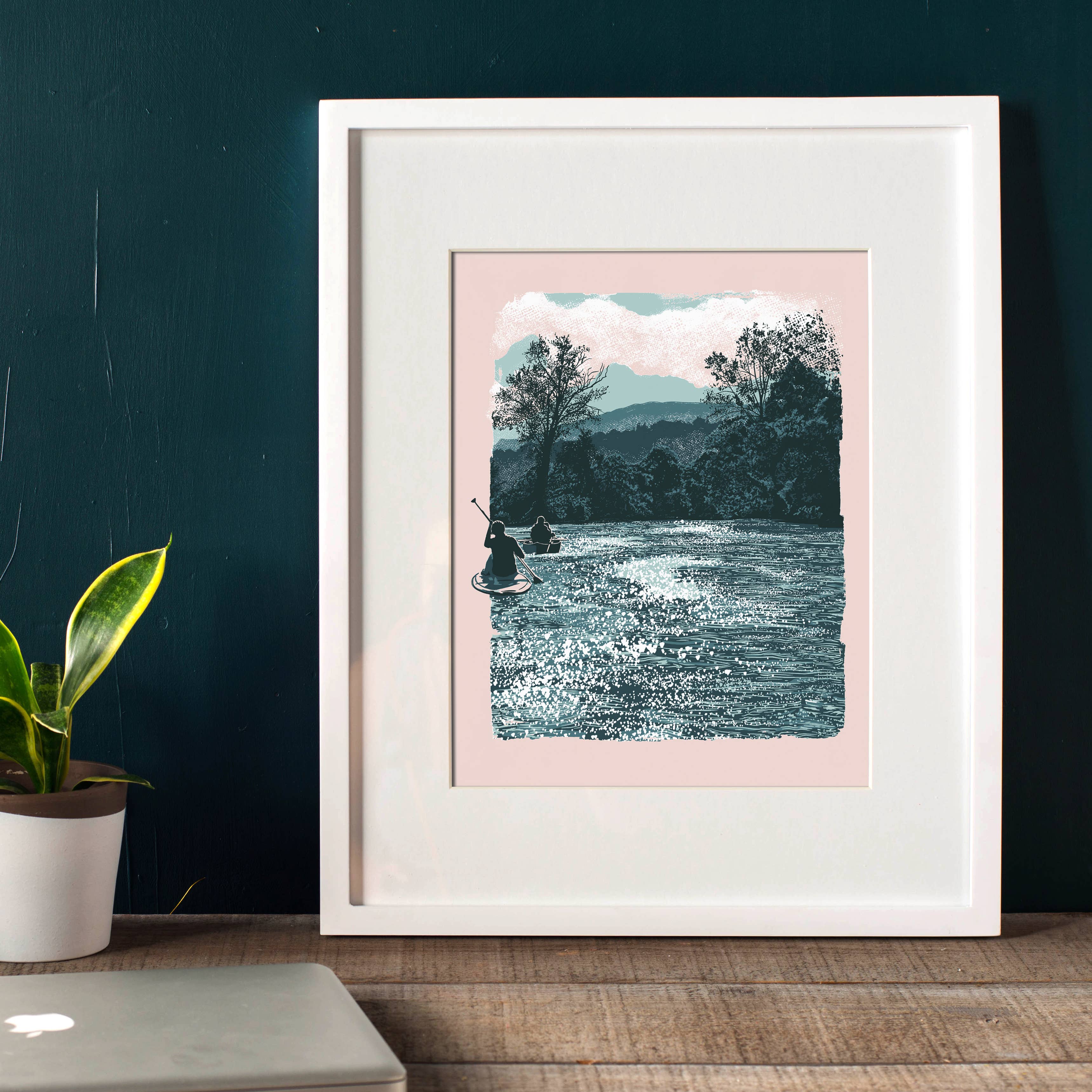 Starfangled Press - Wholesale Art Print - The River Limited Edition Screenprint Art Print2