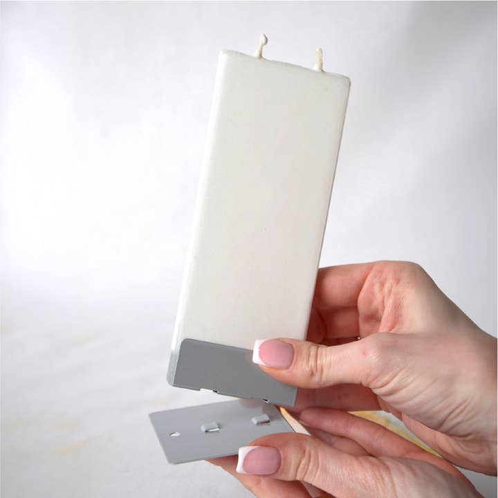 Flatyz Candles - Wholesale Novelty Candle - Hand-Painted 6" Flat Candle – Van Gogh’s Starry Night6