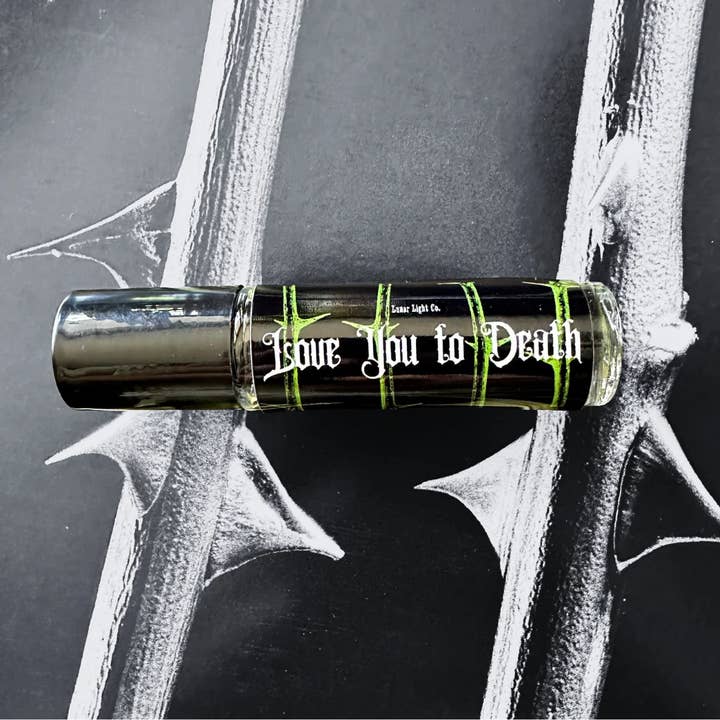 Love You to Death Gothic Type O Negative Perfume Oil Romance for wholesale by Lunar Light Co.