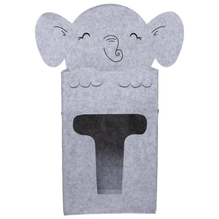 Elephant Felt Diaper Caddy by Sammy & Lou for wholesale by Trend Lab