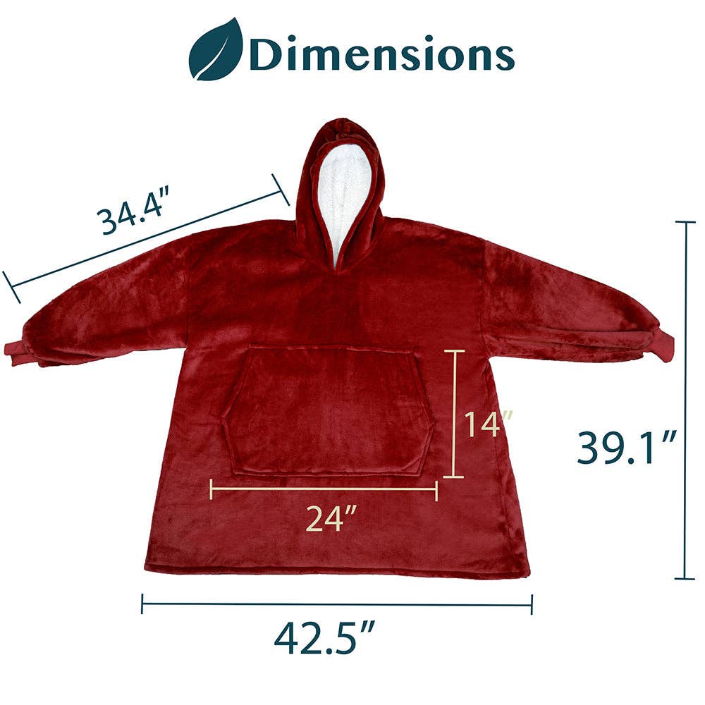 Pavilia - Wholesale Throw Blanket - Oversized Wearable Hoodie Blanket4