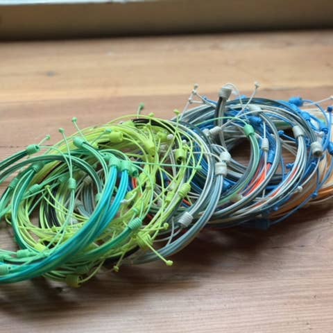 Flyvines - Wholesale Woven/Braided Bracelet - Flyvines Recycled Fly Line Strand Adjustable Bracelets2