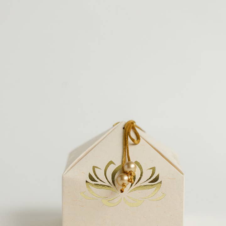 Decorasian – Engroshandel Gaveæske – Beige Lotus gaveæske